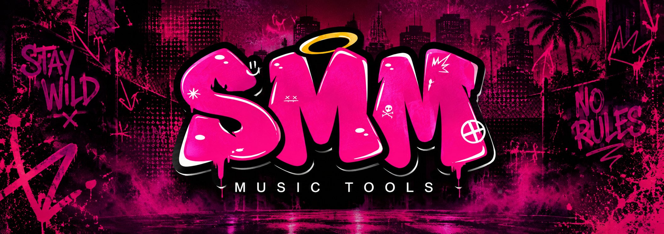 SMM Music Tools graffiti artwork